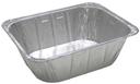Pactiv Silver Half-Size Extra Deep Aluminum Foil Steam Table Pan, 8.5 x 2 inch -- 100 per case