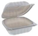 Pactiv EarthChoice SmartLock Polypropylene White Microwavable 1 Compartment Takeout Container, 30 Ounce Capacity -- 400 per case