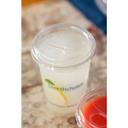 Pactiv Recycled Plastic Strawless Sipper Lid for B Size Cold Drink Cup -- 1080 per case.