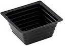 Polar Pak Par-Pak Black OPS Deep OVS Tray, 6 Ounce -- 2000 per case