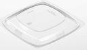 Polar Pak PET 16 Mil Clear Medium Square Dome Lid Only -- 300 per case
