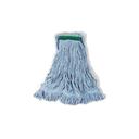 Rubbermaid Commercial Super Stitch Blue Medium 20 Ounce Blend Wet Mop with 1 inch Headband -- 6 per case