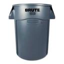 Rubbermaid Brute Plastic Gray Container without Lid, 44 Gallon Capacity