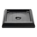 Rubbermaid Commercial Ranger Resin Black Square 45 - 65 Gallon Weight Base Accessory