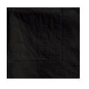 Hoffmaster Black 2 Ply 1/4 Fold Paper Beverage Napkin, 9.5 x 9.5 inch -- 1000 per case