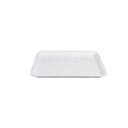Cryovac White Expanded Polystyrene Foam Tray, 14 x 9.75 x 1 inch -- 100 per case