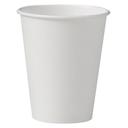 Solo White Paper Non Coated Cup, 8 Ounce -- 1000 per case