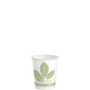 Solo Green White Polylactic Acid Round Cold Cup, 5 Ounce Capacity -- 3000 per case