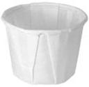 Solo White Wax Treated Paper Souffle Cup, 0.5 Ounce -- 5000 per case