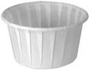 Solo White Wax Treated Paper Soufflé Cup, 4 Ounce -- 5000 per case