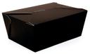 Southern Champion Tray ChampPak Black Number 4 Retro Container, 7.75 x 5.5 x 3.5 inch -- 160 per case.