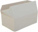 Southern Champion Tray White Paperboard Rectangular Fast Top Snack Carry Out Box, 7 x 4-1/2 x 2 3/4 inch -- 500 per case
