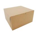 Southern Champion Tray Square Kraft Paperboard Lock Corner Non Window Bakery Box, 10 x 10 x 5.5 inch -- 100 per case