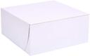 SCT Standard White Bakery Box, 9 x 9 x 4 inch -- 200 per case