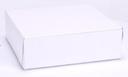 Southern Champion Tray Standard White Bakery Box, 8 x 8 x 2.5 inch -- 250 per case.