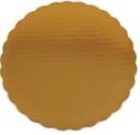 Southern Champion Tray Corrugated Cardboard Gold Laminated Round Cake Circle, 9 inch -- 200 per case