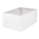 Southern Champion Tray White SBS Square Window Box, 14 x 10 x 6.5 inch -- 100 per case