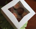SCT White Window Bakery Donut Box, 9 x 9 x 2.5 inch -- 200 per case
