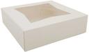 SCT White Window Bakery Donut Box, 9 x 9 x 2.5 inch -- 200 per case