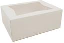 Southern Champion Tray White Paper Window Bakery Box, 10.25 x 8 x 4 inch -- 200 per case