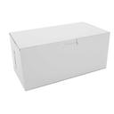 Southern Champion Tray White Paperboard Non-Window Bakery Box, 9 x 5 x 4 inch -- 250 per case