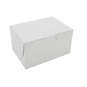 Southern Champion Tray Rectangular White Paperboard Lock Corner Bakery Box, 5.5 x 4 x 3 inch -- 250 per case