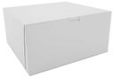 Southern Champion Tray White Paperboard Non-Window Bakery Box, 12 x 12 x 6 inch -- 50 per case