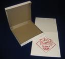 Boxit White Outside Kraft Interior One Piece Lock Corner Pizza Box, 12 x 12 x 1-1/2 inch -- 100 per case.