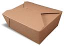 Fold-Pak Bio Plus Earth Number 3 Sonoma Print Food Container, 7.75 x 5.5 x 2.5 inch -- 200 per case.