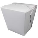 Fold-Pak White Rectangular Food Container, 3.37 x 2.67 inch -- 450 per case