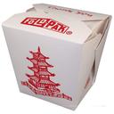 Fold-Pak Number 16 Pagoda Micro Paper Food Pail without Handle, 16 Ounce Capacity -- 450 per case