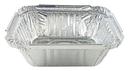 Handi-Foil 1 Pound Oblong Aluminum Take-Out Foil Pan, 5.5 x 4.5 x 1 5/8 inch -- 1000 per case.