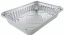 Handi-Foil 1 1/2 Pound Shallow Oblong Aluminum Take-Out Foil Pan, 8 11/16 x 6 1/8 inch -- 500 per case.