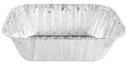 Handi-Foil 1 Pound Aluminum Foil Mini-Loaf Pan, 6 1/8 x 3 3/4 inch -- 200 per case.