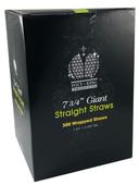 Poly King Wrapped Red Giant Straight Straw, 7.75 inch -- 3000 per case.