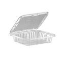 Inline Plastics Polyethylene Terephthalate Rectangular Tear Strip Salad Container, 35 Ounce -- 150 per case