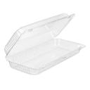 Inline Plastics Clear Polyethylene Terephthalate Cake/Pastry Hinged Container, 13.25 x 2.5 inch -- 200 per case