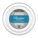 Northwest Enterprises Divine Round White with Silver Rim Plate, 10 inch -- 240 per case