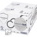 Sofidel Heavenly Soft Standard 1 Ply Single Bathroom Tissue Roll, 4.1 x 3.5 inch -- 96 per case.