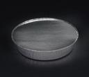 Durable Packaging International Aluminum Round Pan with Board Lid, 8 inch -- 500 per case
