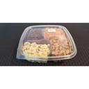 Sabert Clear PET Rectangular Lid for 48 Ounce Four Compartment Square Tray, 9.65 x 9.65 x 0.83 inch -- 200 per case