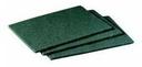 3M Scotch-Brite Green Medium Duty Rectangular General Purpose Scour Pad, 6 x 9 inch -- 60 per case
