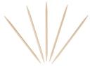 KingSeal Unwrapped Double Point Bamboo Wood Round Hotel Toothpick, 2.5 inch -- 19200 per case