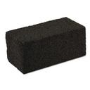 Prime Source Black Rectangular Fiberglass Grill Brick, 8 x 4 x 3.5 inch -- 12 per case