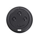 Prime Source Polystyrene Black Lid for 10/12/16/20/24 Ounce Hot Cup -- 1000 per case