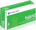 Prime Source Select Medium Ultra Blue Disposable Textured Cast Poly Hybrid Gloves -- 1000 per case