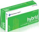 Prime Source Select Large Ultra Blue Disposable Textured Cast Poly Hybrid Gloves -- 1000 per case