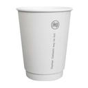Prime Source White Paper Double Wall Hot Cup, 12 Ounce Capacity -- 500 per case