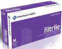 Prime Source Basics Medium Disposable Powder Free Black Nitrile Gloves -- 1000 per case