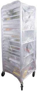 Bunzl Prime Source Light Duty Clear Disposable Bun Rack Cover, 52 x 80 inch -- 50 per case